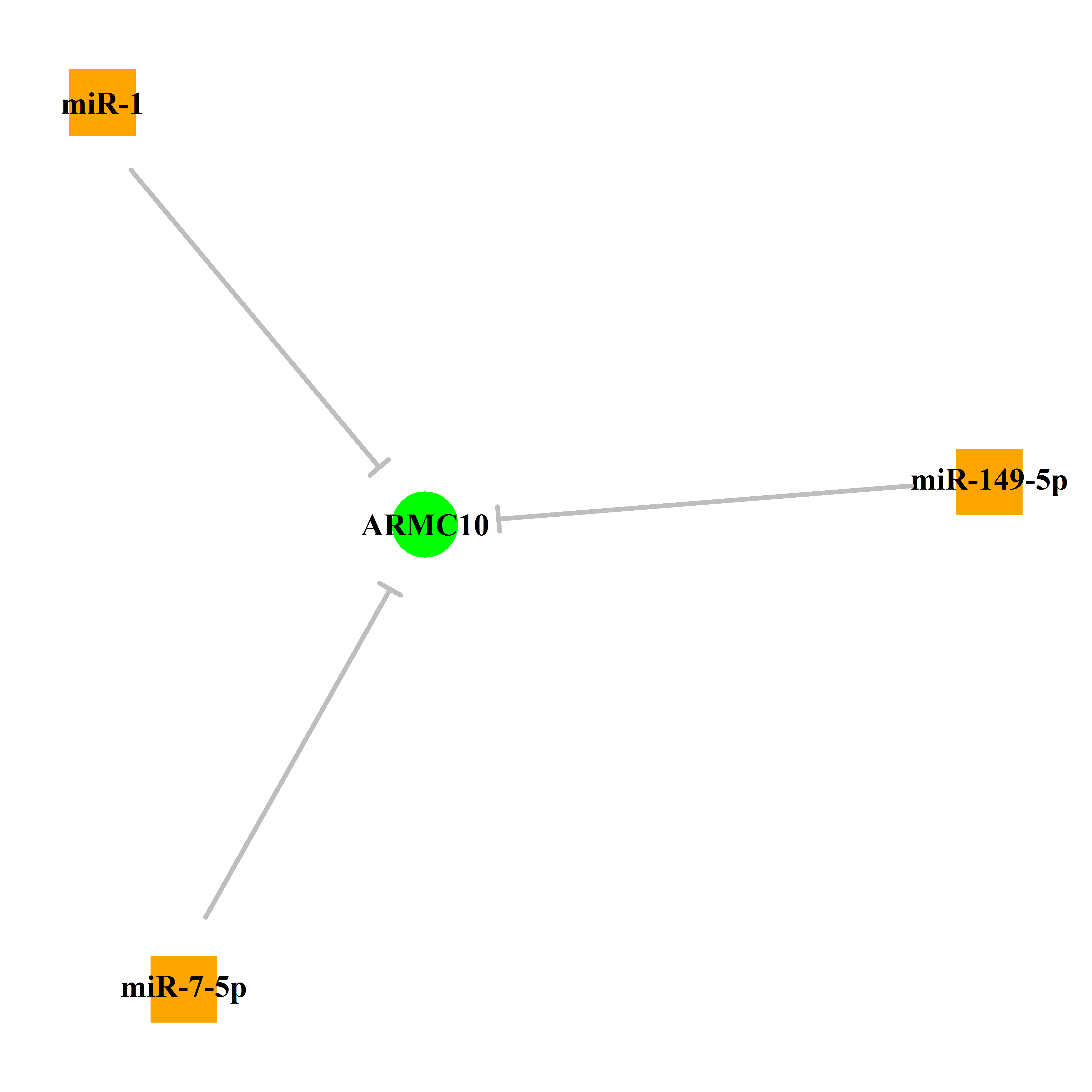 Experimentally validated miRNA-TS gene regulation information.