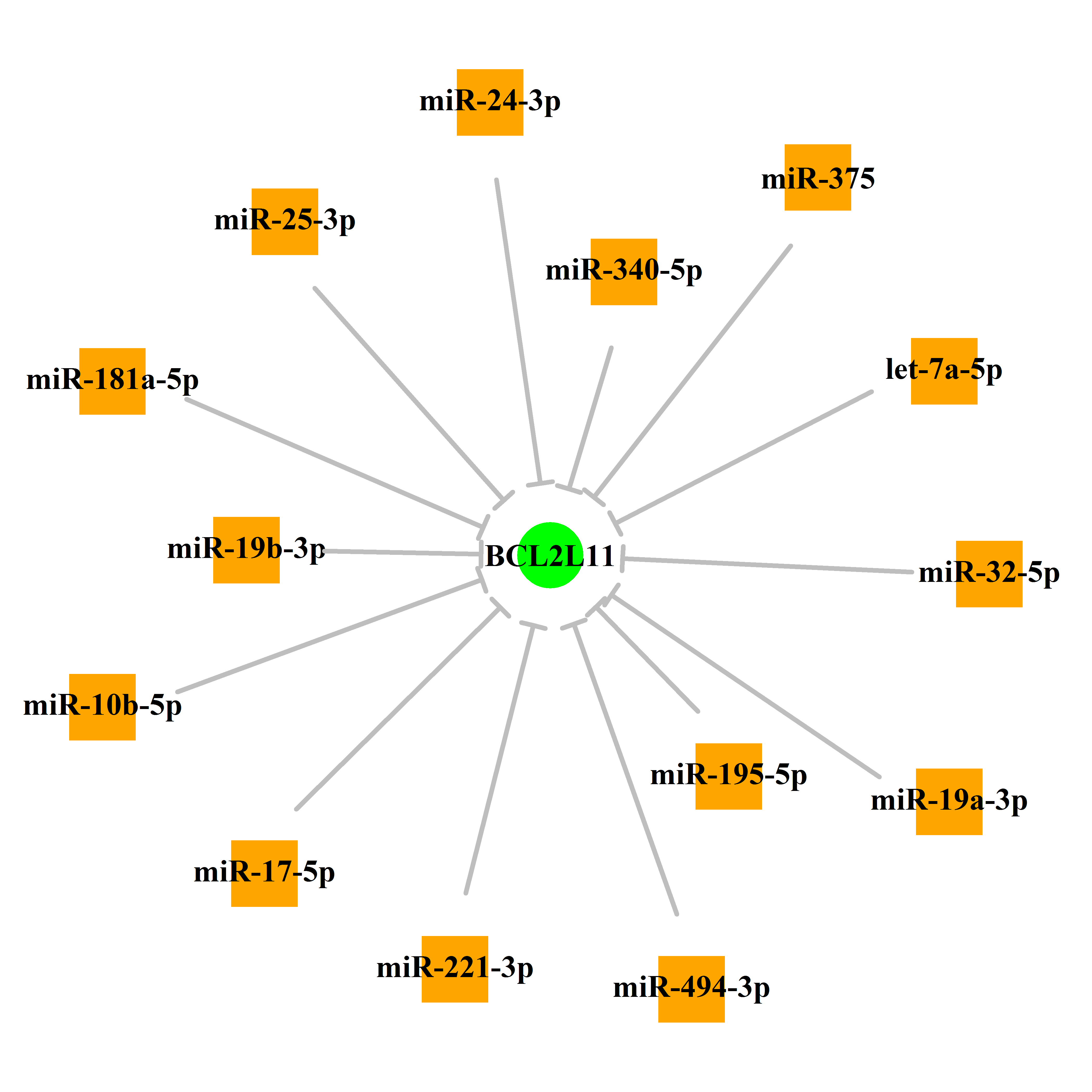 Experimentally validated miRNA-TS gene regulation information.