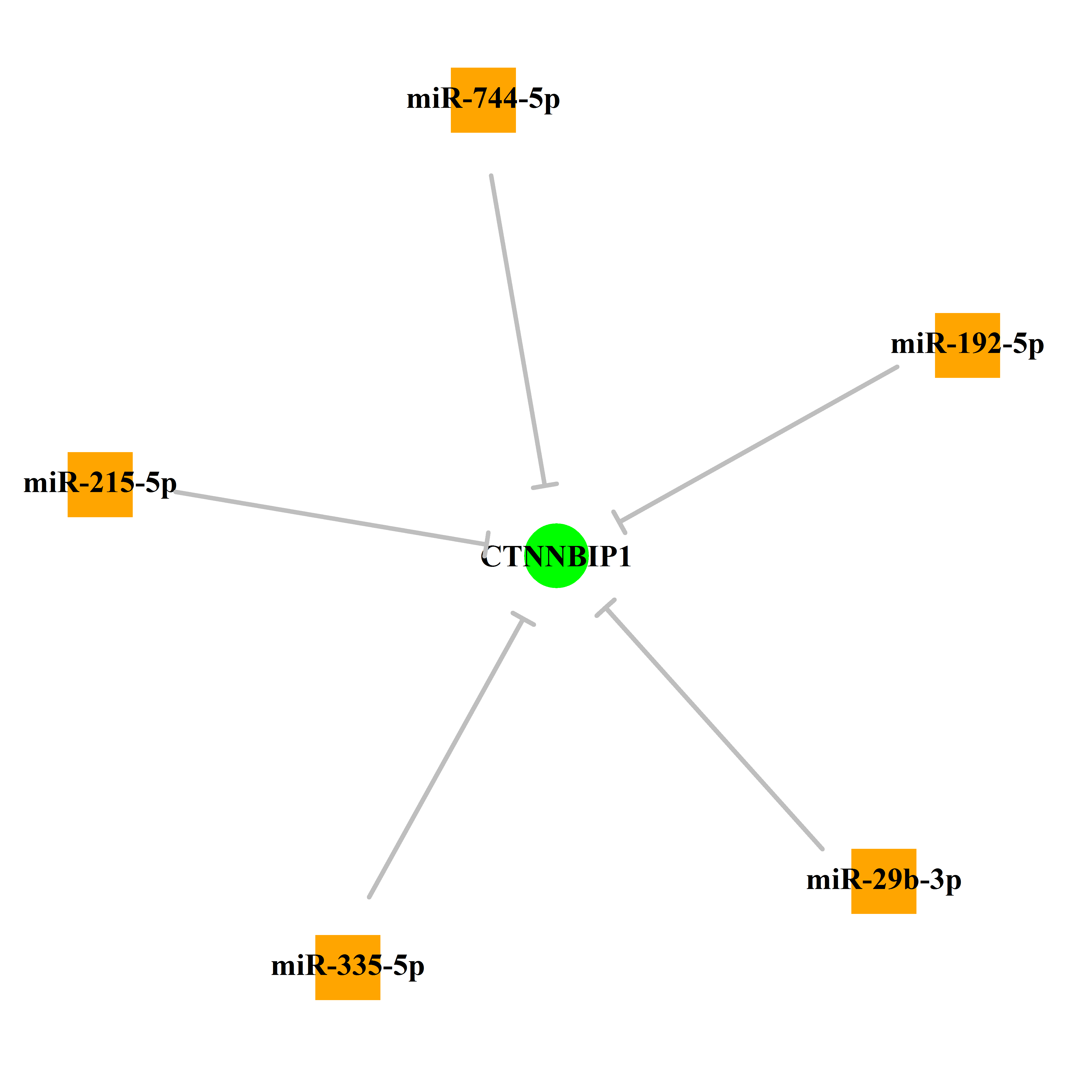 Experimentally validated miRNA-TS gene regulation information.