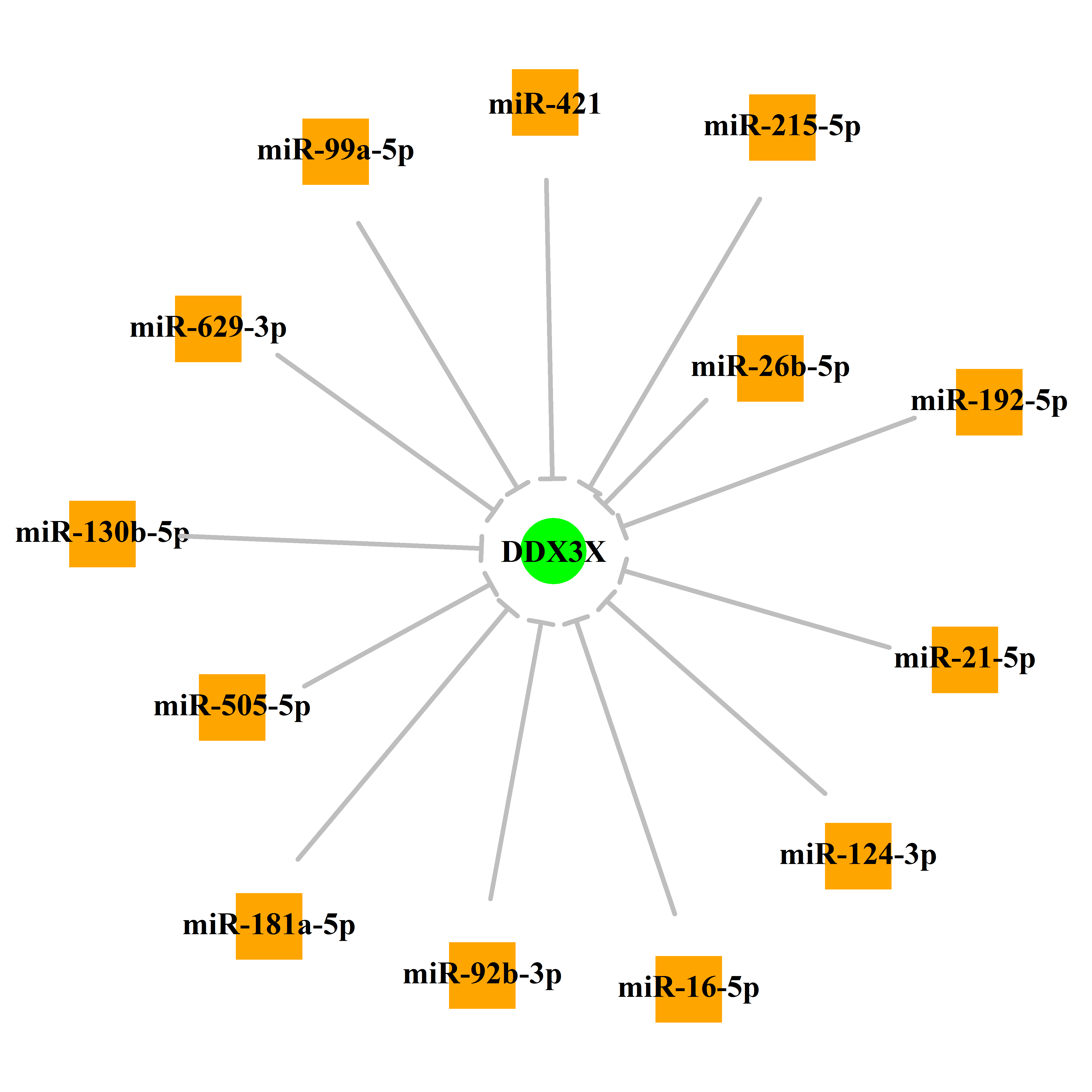 Experimentally validated miRNA-TS gene regulation information.