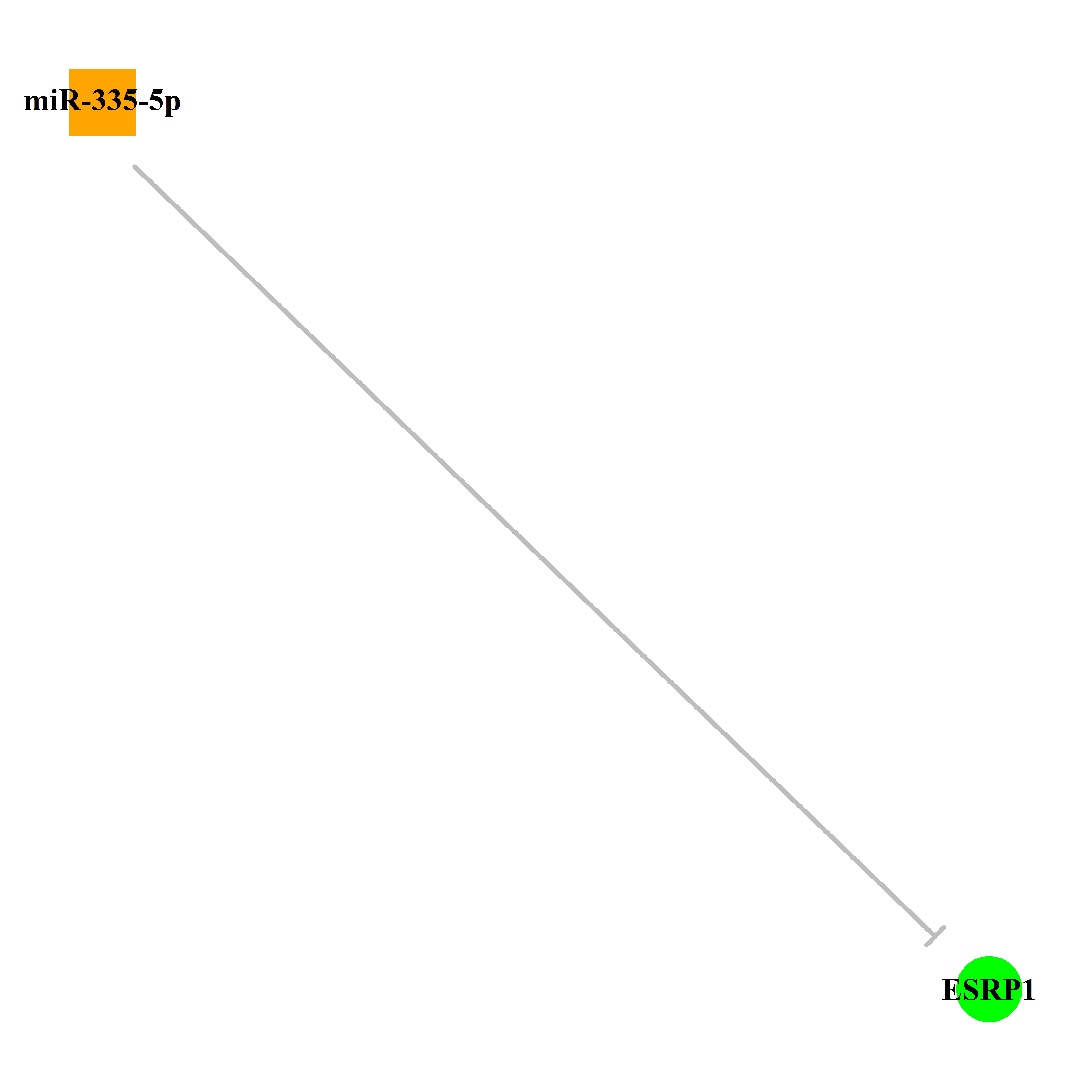 Experimentally validated miRNA-TS gene regulation information.