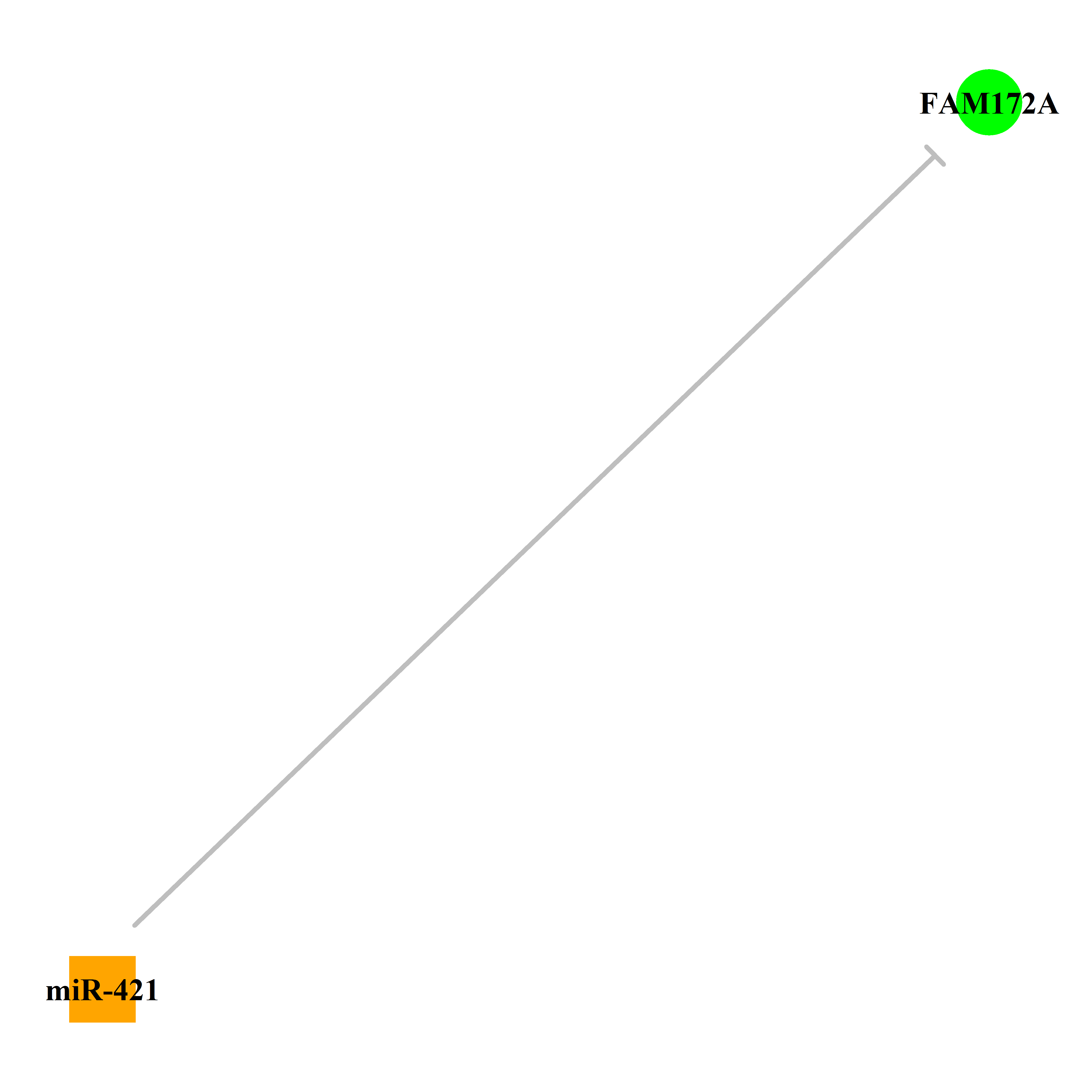 Experimentally validated miRNA-TS gene regulation information.