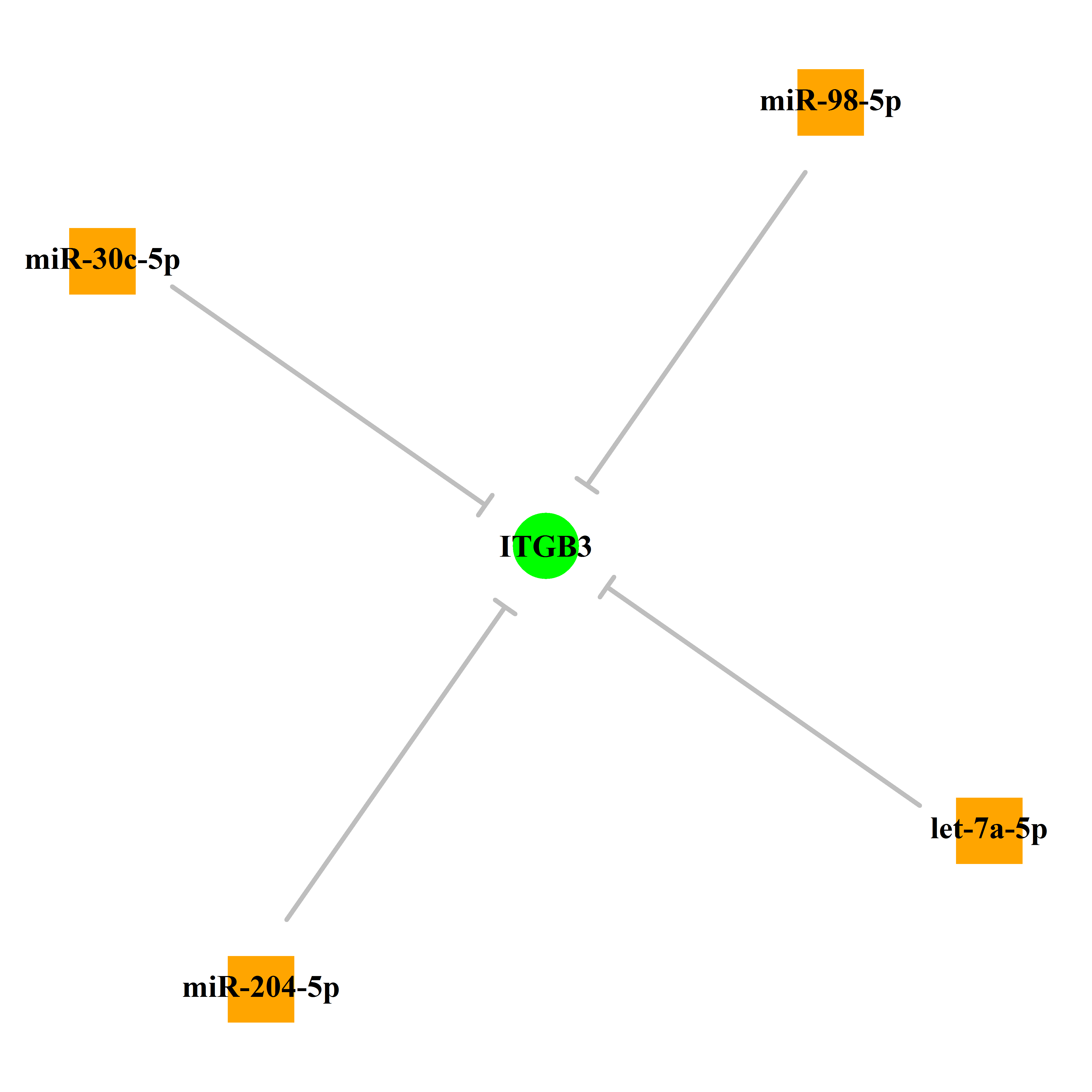 Experimentally validated miRNA-TS gene regulation information.