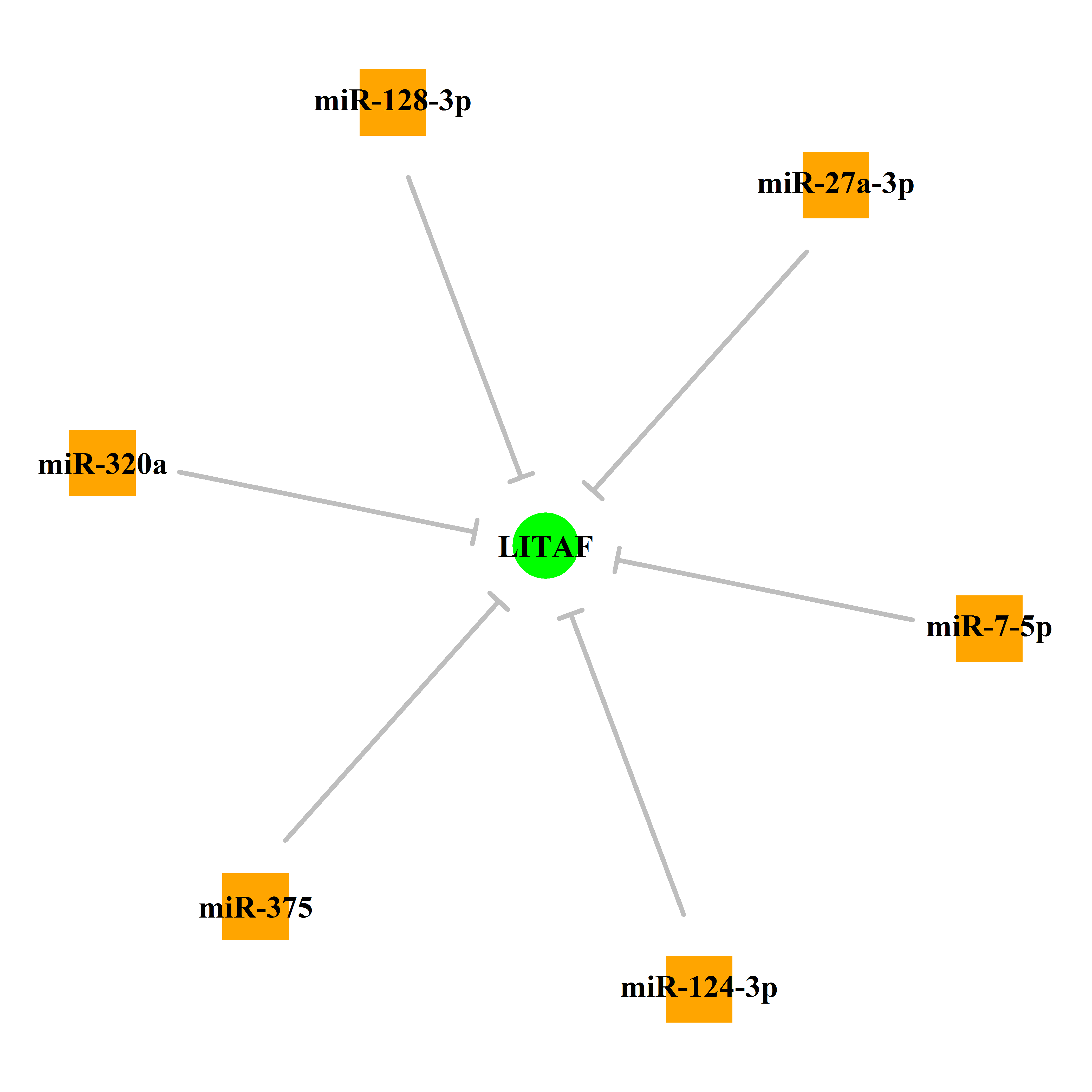 Experimentally validated miRNA-TS gene regulation information.