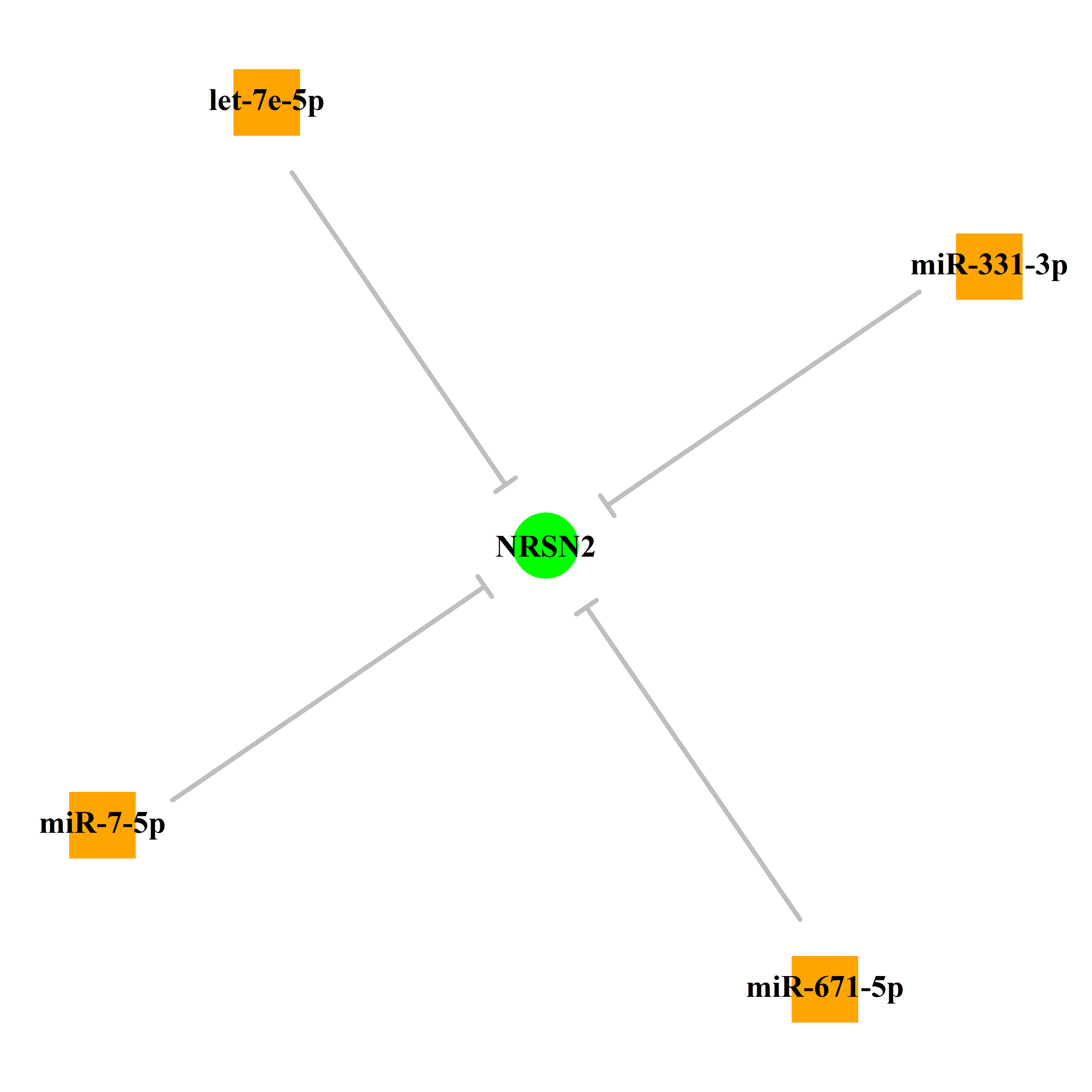 Experimentally validated miRNA-TS gene regulation information.