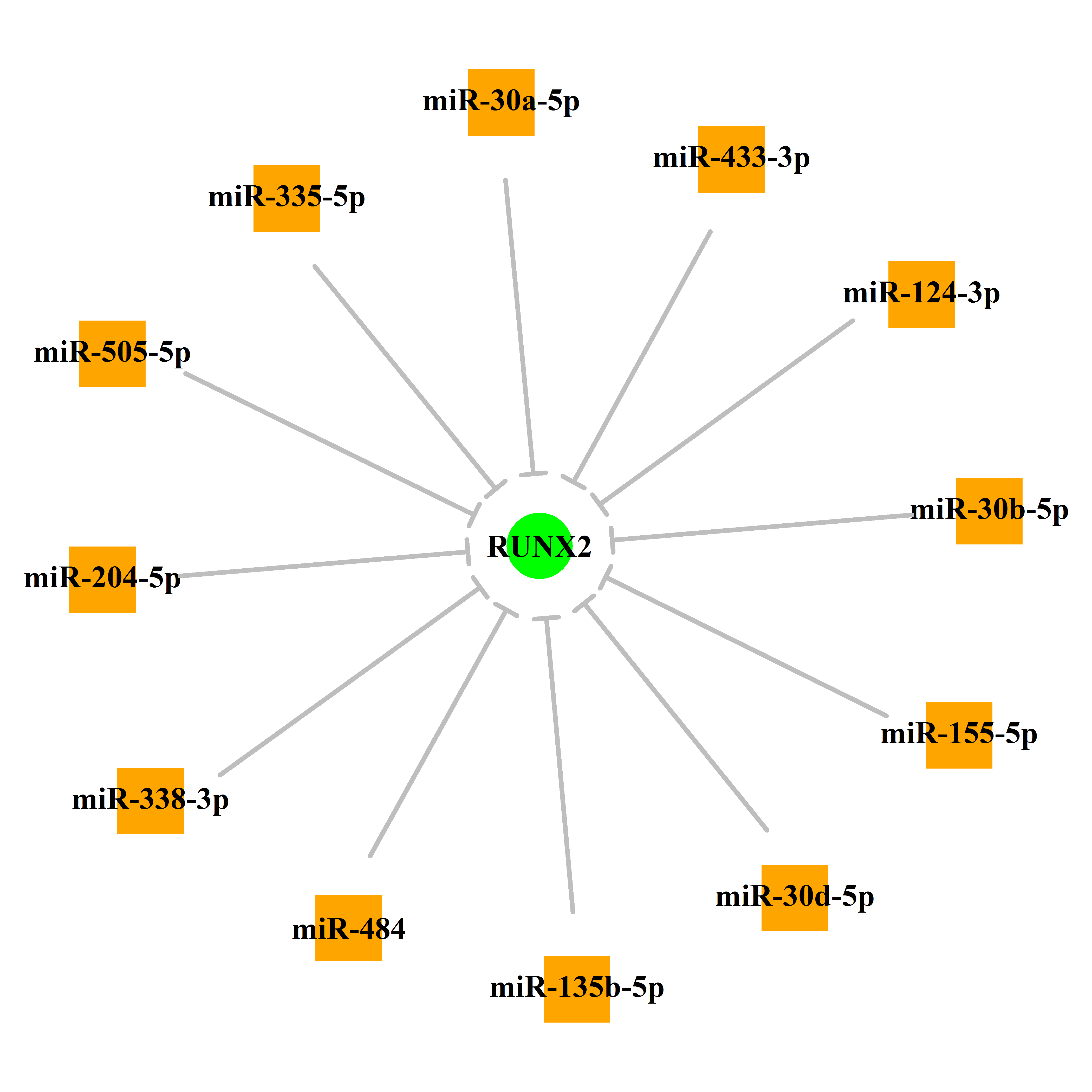 Experimentally validated miRNA-TS gene regulation information.