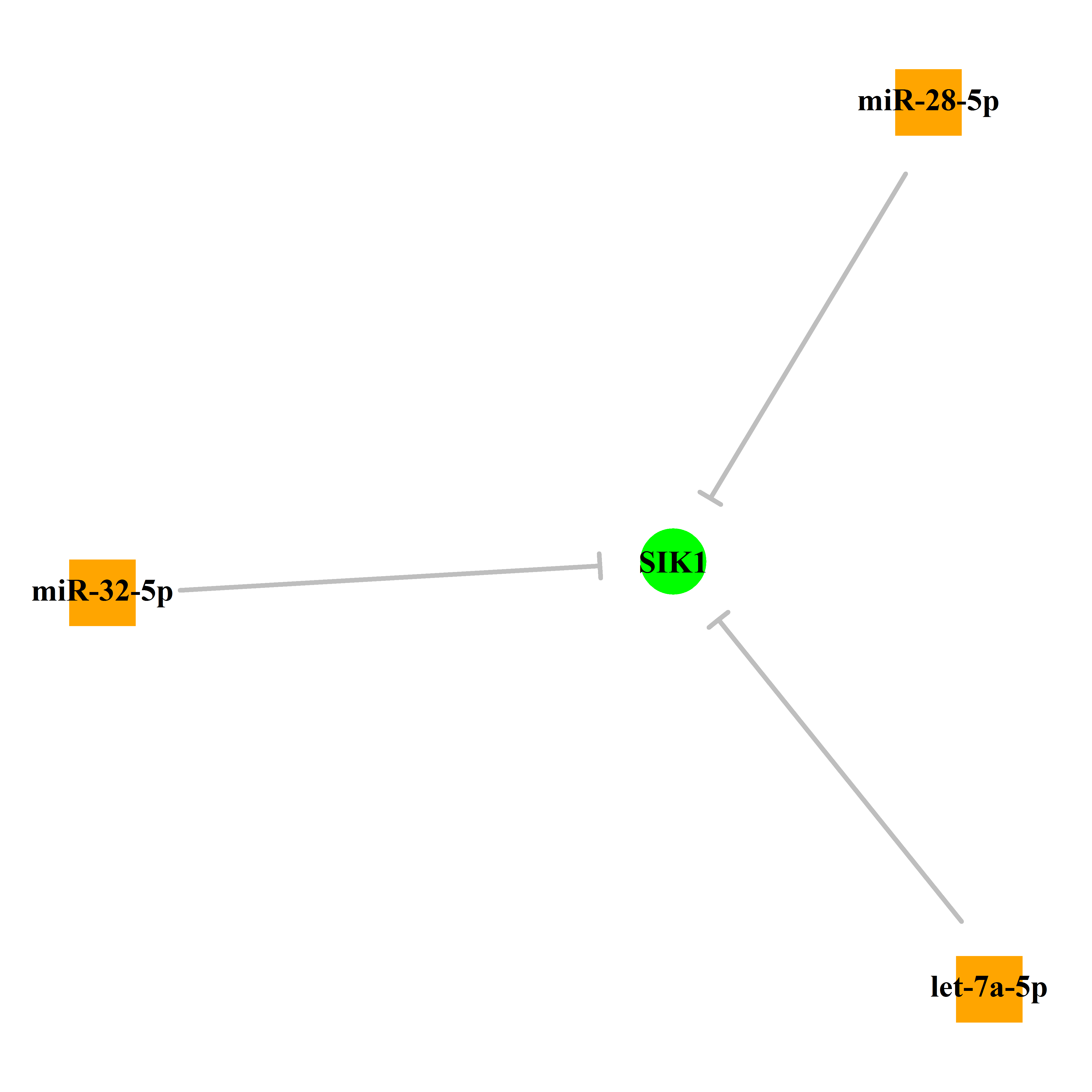 Experimentally validated miRNA-TS gene regulation information.