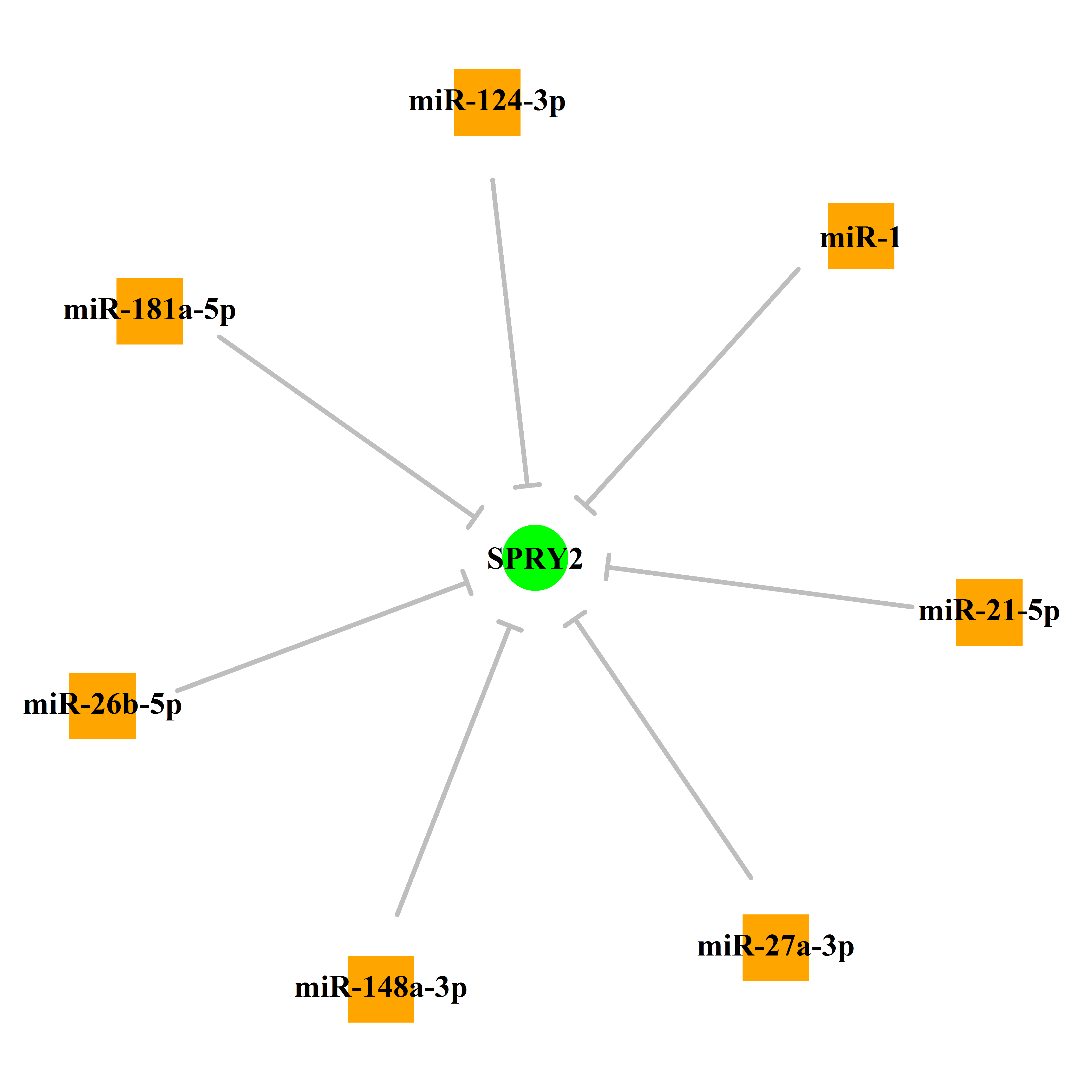 Experimentally validated miRNA-TS gene regulation information.