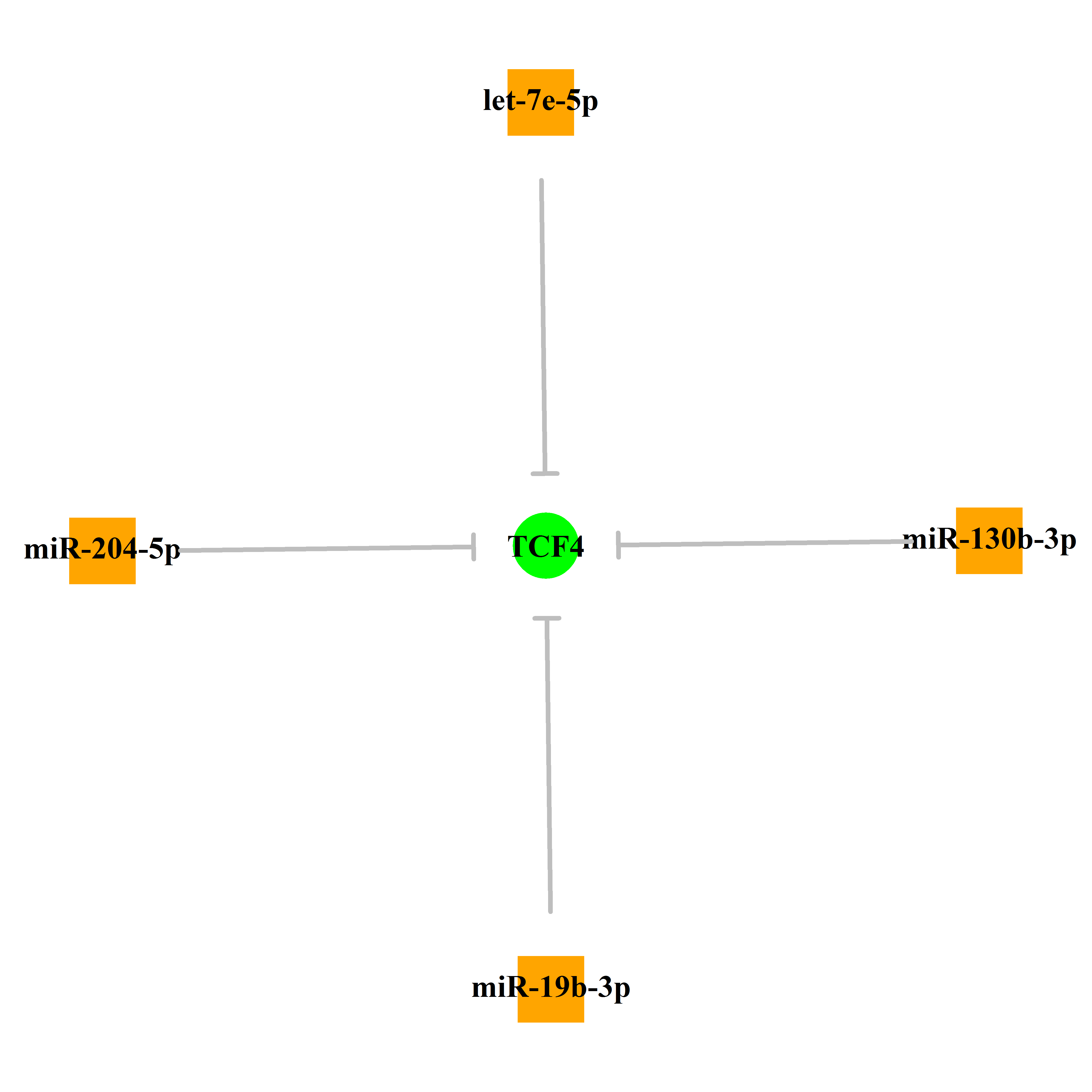 Experimentally validated miRNA-TS gene regulation information.