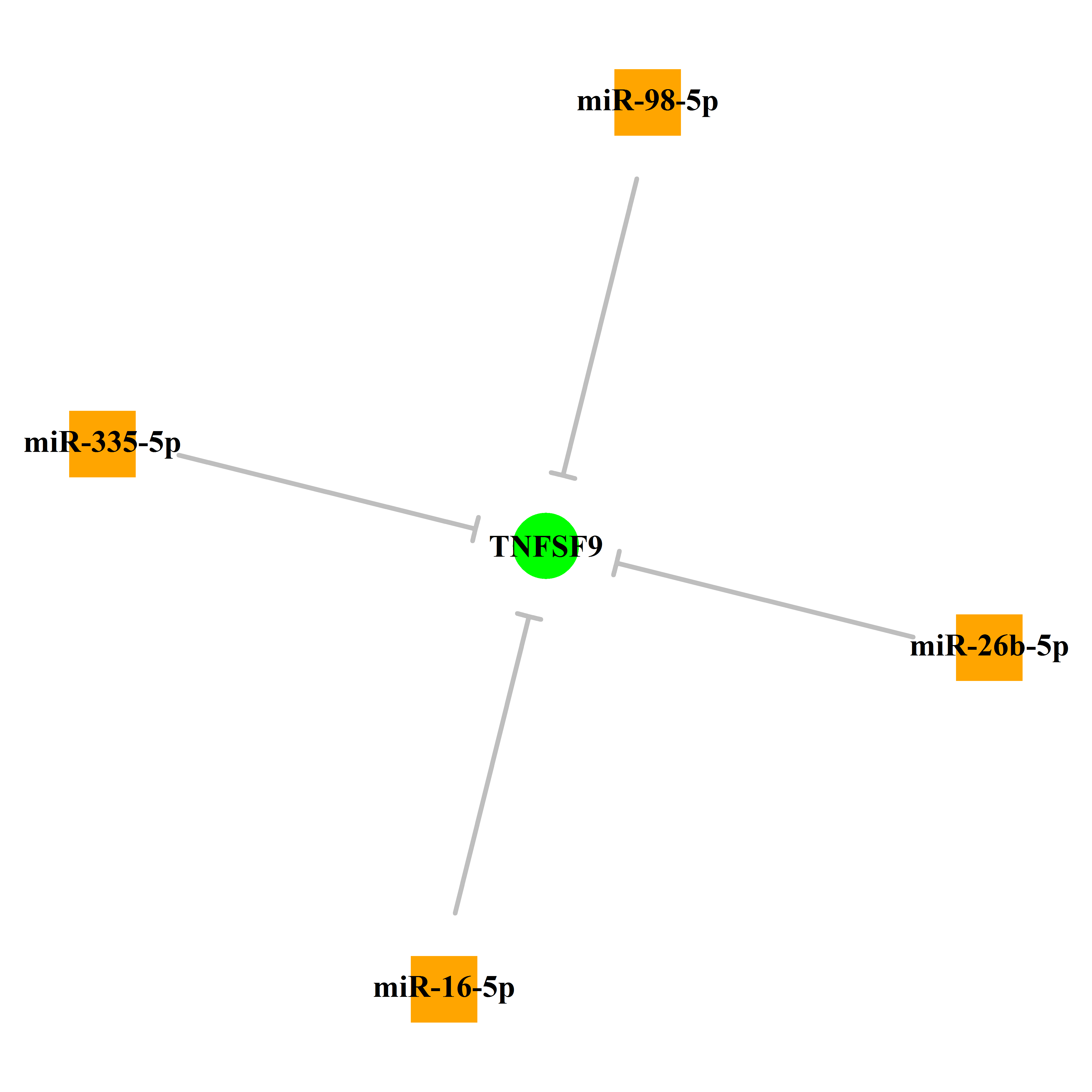 Experimentally validated miRNA-TS gene regulation information.