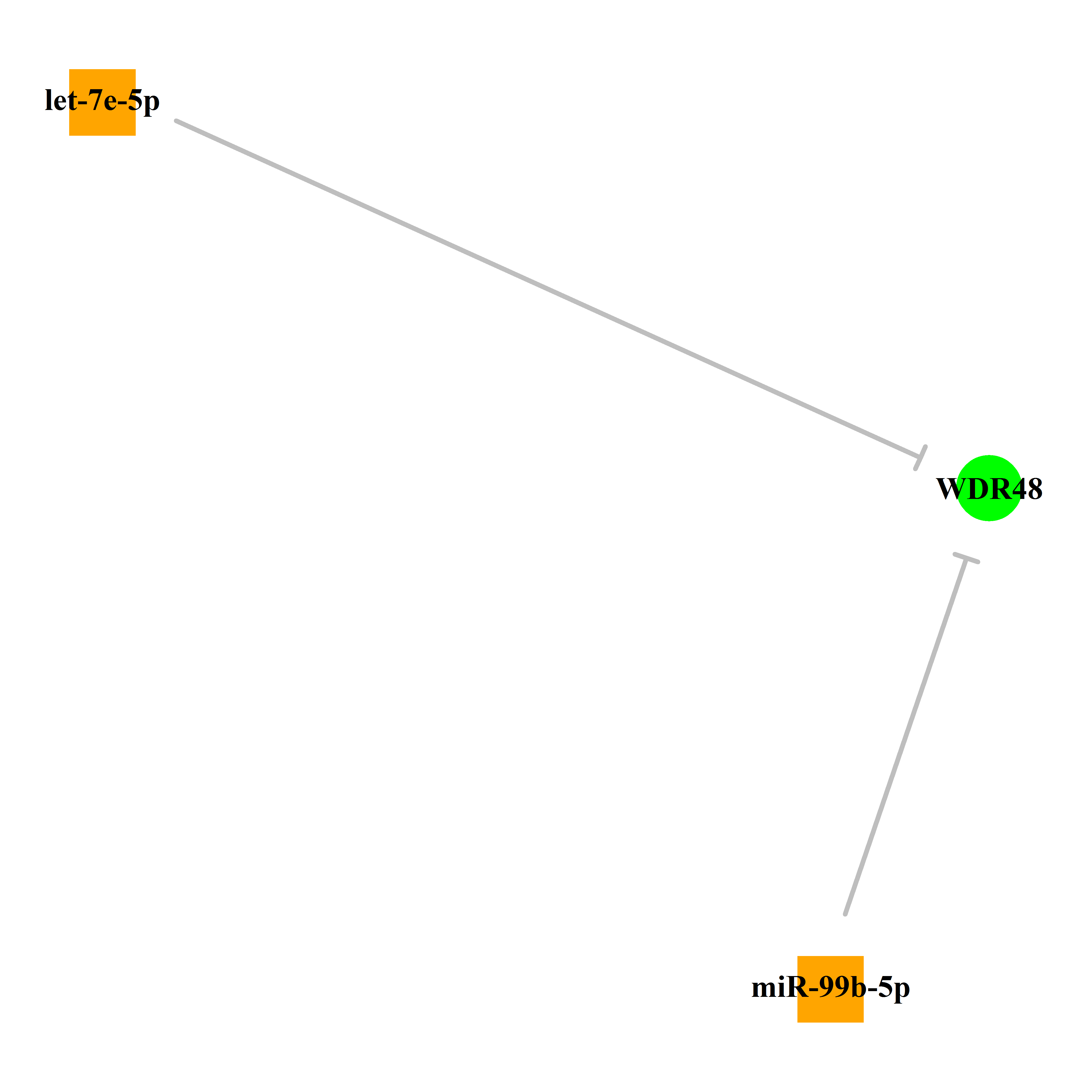 Experimentally validated miRNA-TS gene regulation information.