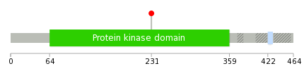 We used uniprot protein structure data from ensemble BioMart database. The size of circle shows the relative mutation number.